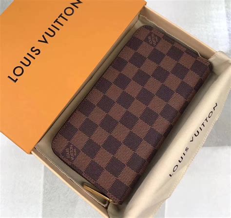 ราคา louis vuitton zippy wallet damier|damier ebene zippy wallet.